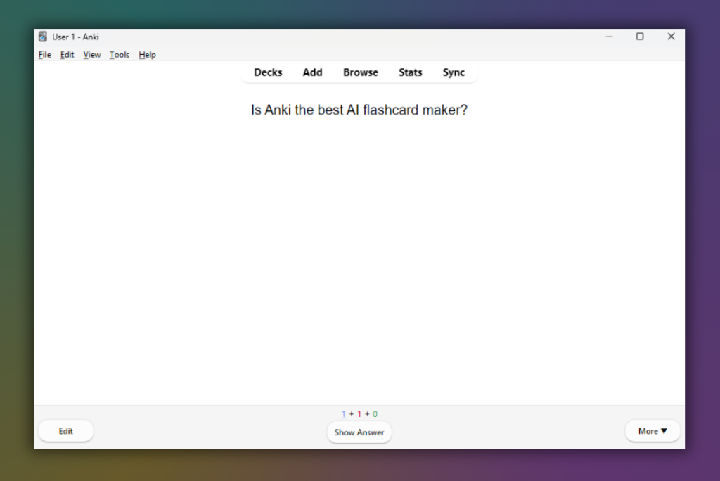 Is anki the best AI flashcard maker?