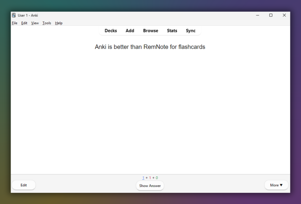 Anki is better than RemNote for flashcards Anki is better than RemNote for flashcards