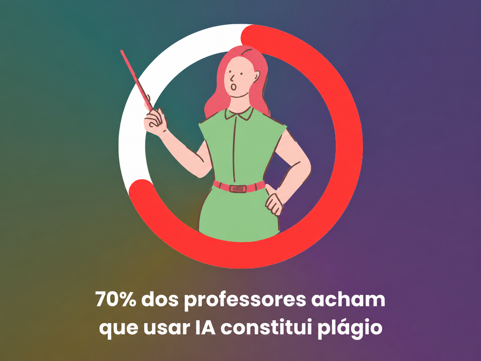 Segundo os professores, usar IA é plágio