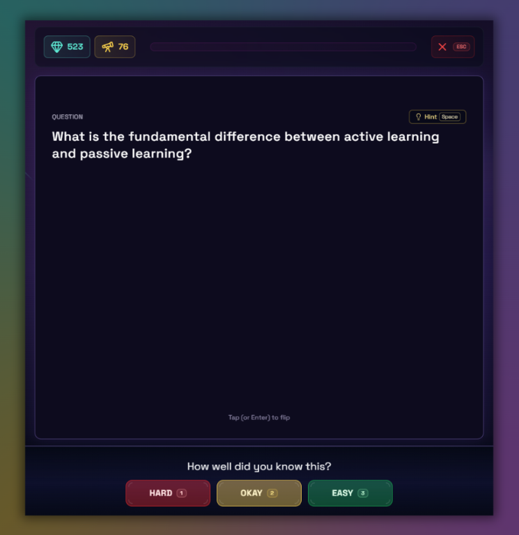 boterview flashcards