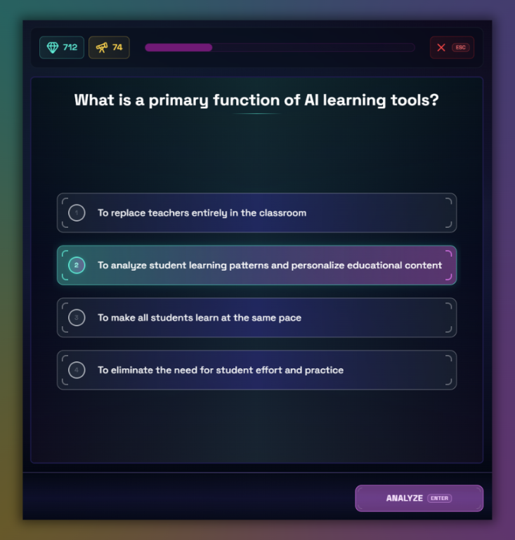 boterview quiz example