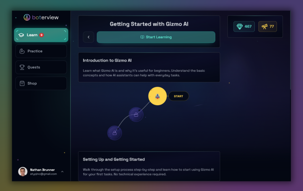boterview is a great alternative to gizmo AI