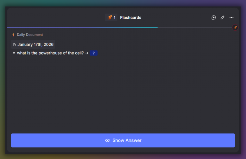 How flashcards work on RemNote, better than on NotebookLM How flashcards work on RemNote, better than on NotebookLM