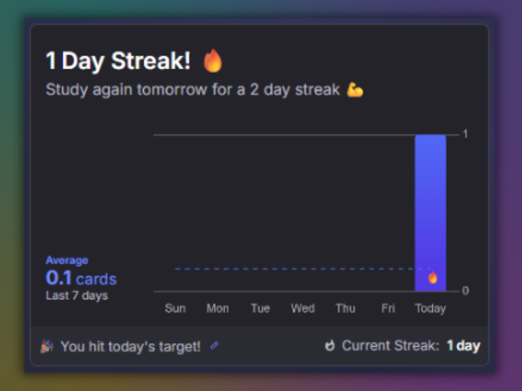 RemNote daily streaks